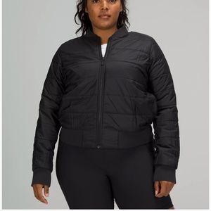 Lululemon non stop bomber jacket reversible size 8 NWOT